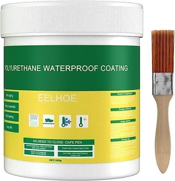 Transparent Waterproof Glue with Brush | Leak Sealant & Crack Repair