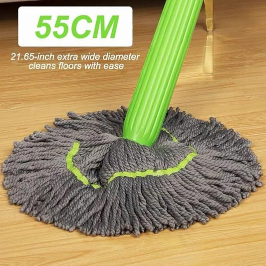 360° Spin Self-Twist Mop – Quick Dry, Easy Clean Floor Mop