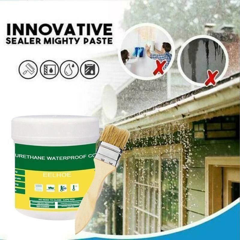 Transparent Waterproof Glue with Brush | Leak Sealant & Crack Repair