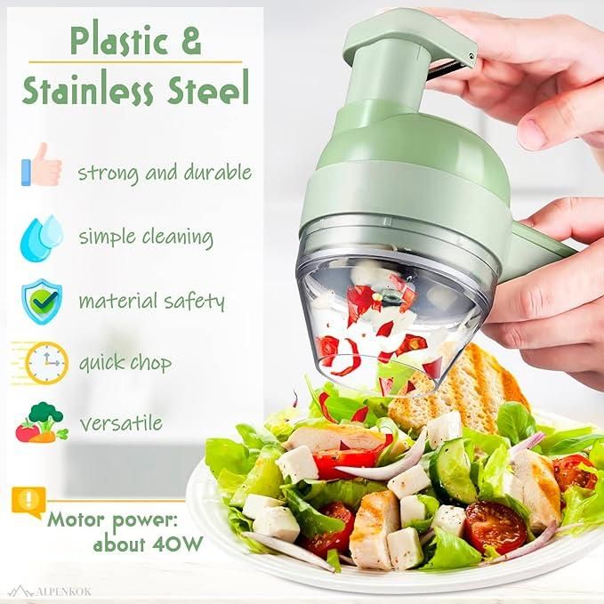 š„ VegiPro 4-in-1 Electric Chopper