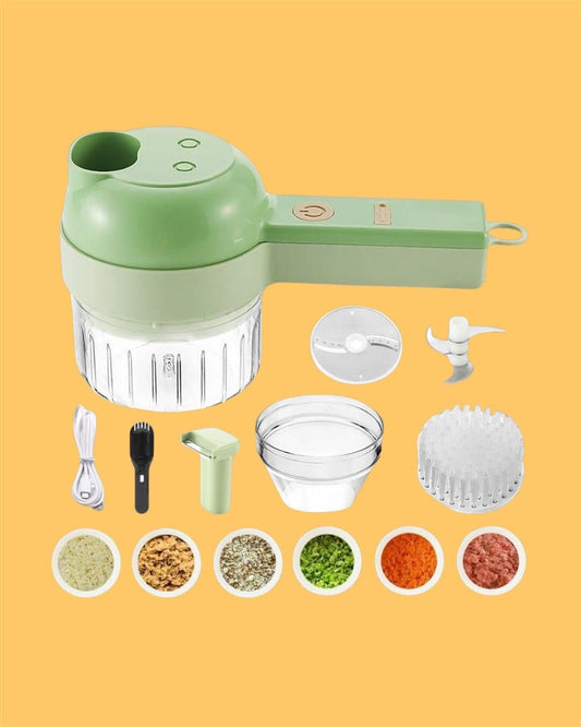 🥕 VegiPro 4-in-1 Electric Chopper