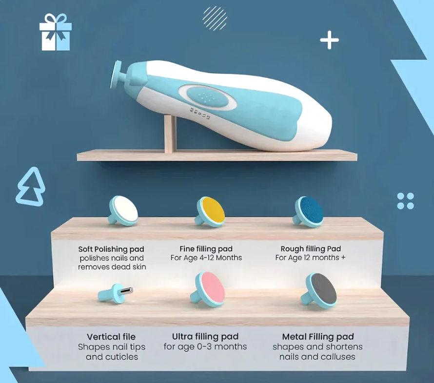 Electric Baby Nail Groomer – Stress-Free & Gentle