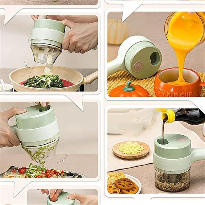 🥕 VegiPro 4-in-1 Electric Chopper